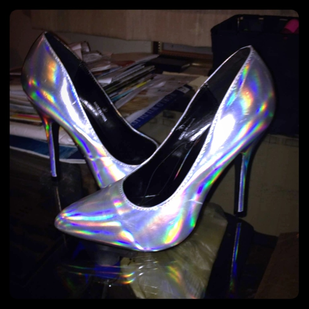 NEW Iridescent Heels